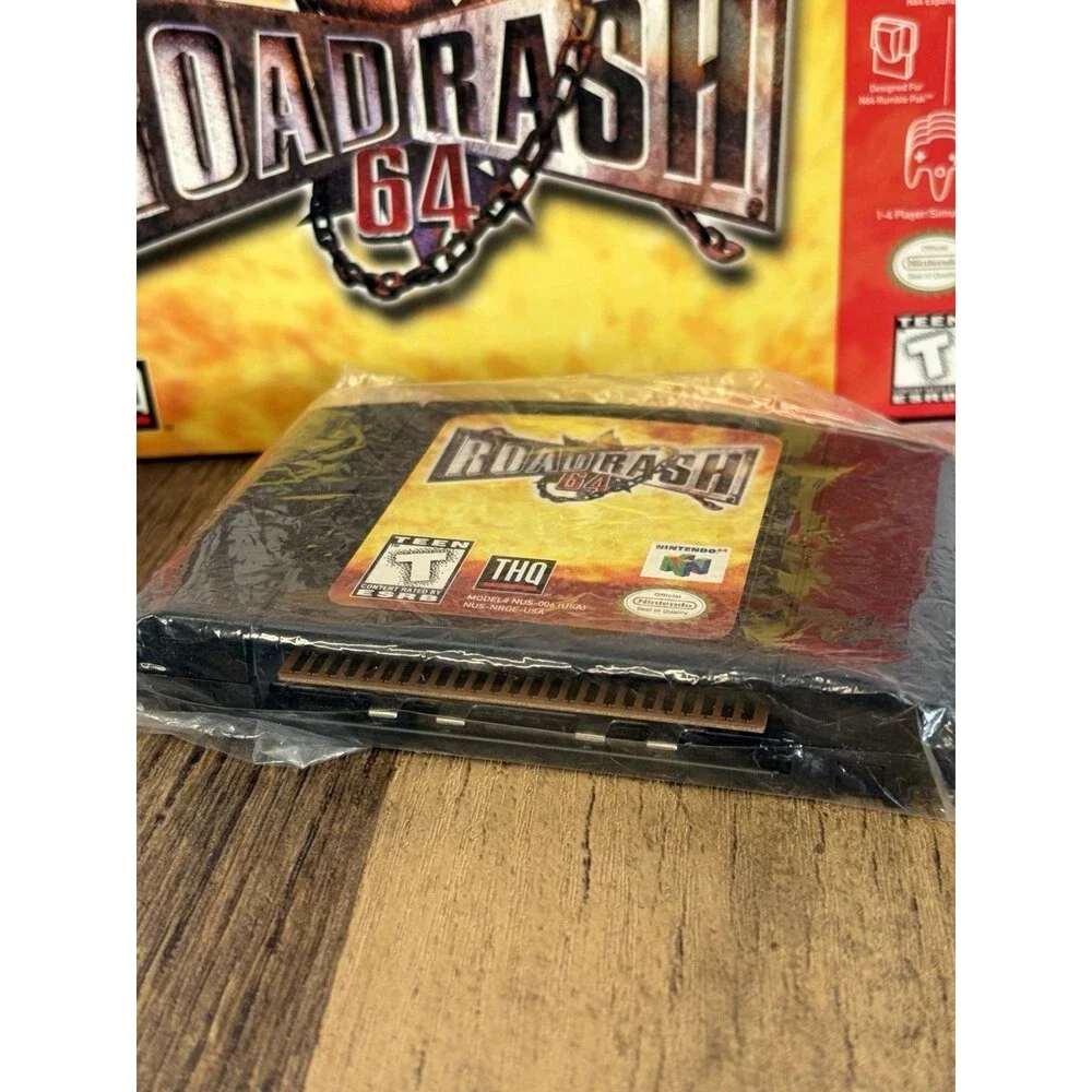 Road Rash 64 (Nintendo 64 N64) Original Box No Manual Very Good!